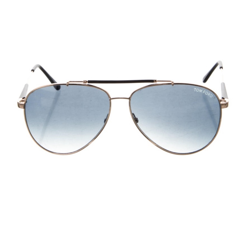 Tom ford black and gold aviators